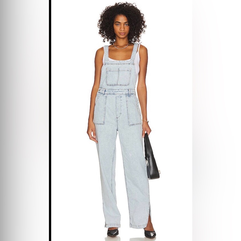 WeWoreWhat Light Blue Denim Overalls